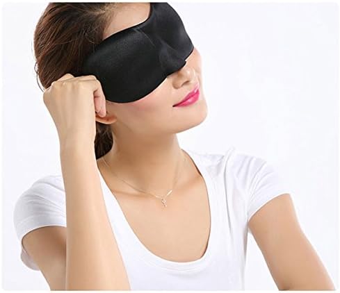 Maschera da notte Comfort Blackout – Maschera da notte in pile con incavo per il naso – Dimensioni 23 × 9 cm