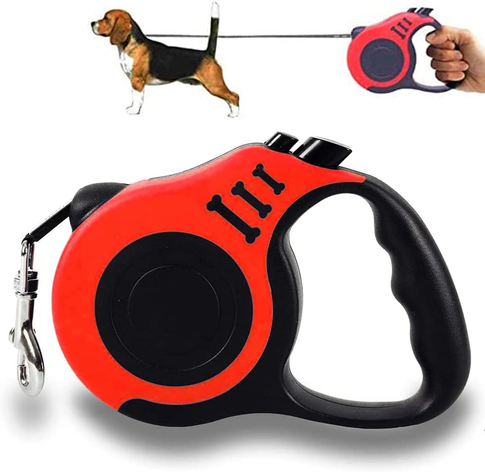 Laisse Rétractable pour Chien 5 m – jusqu’à 15 kg