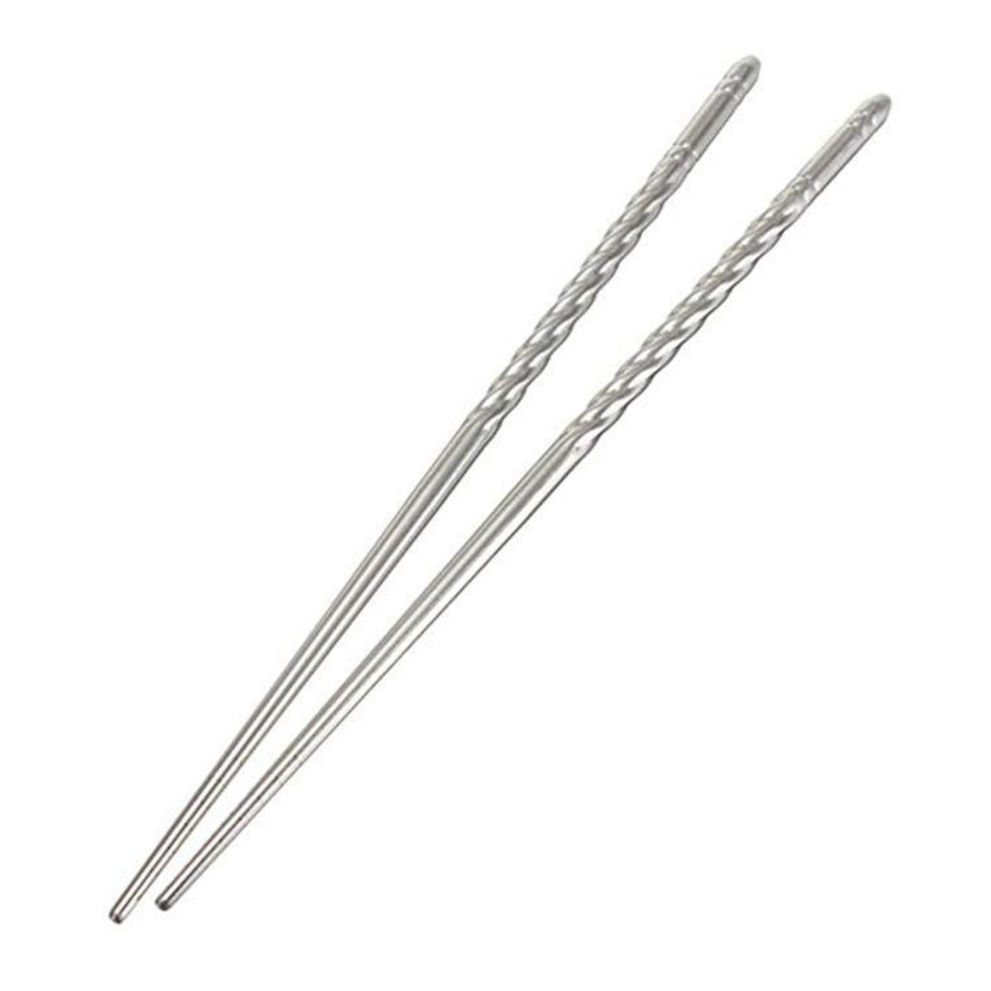 Lot de 4 Baguettes en Acier Inoxydable 22 cm