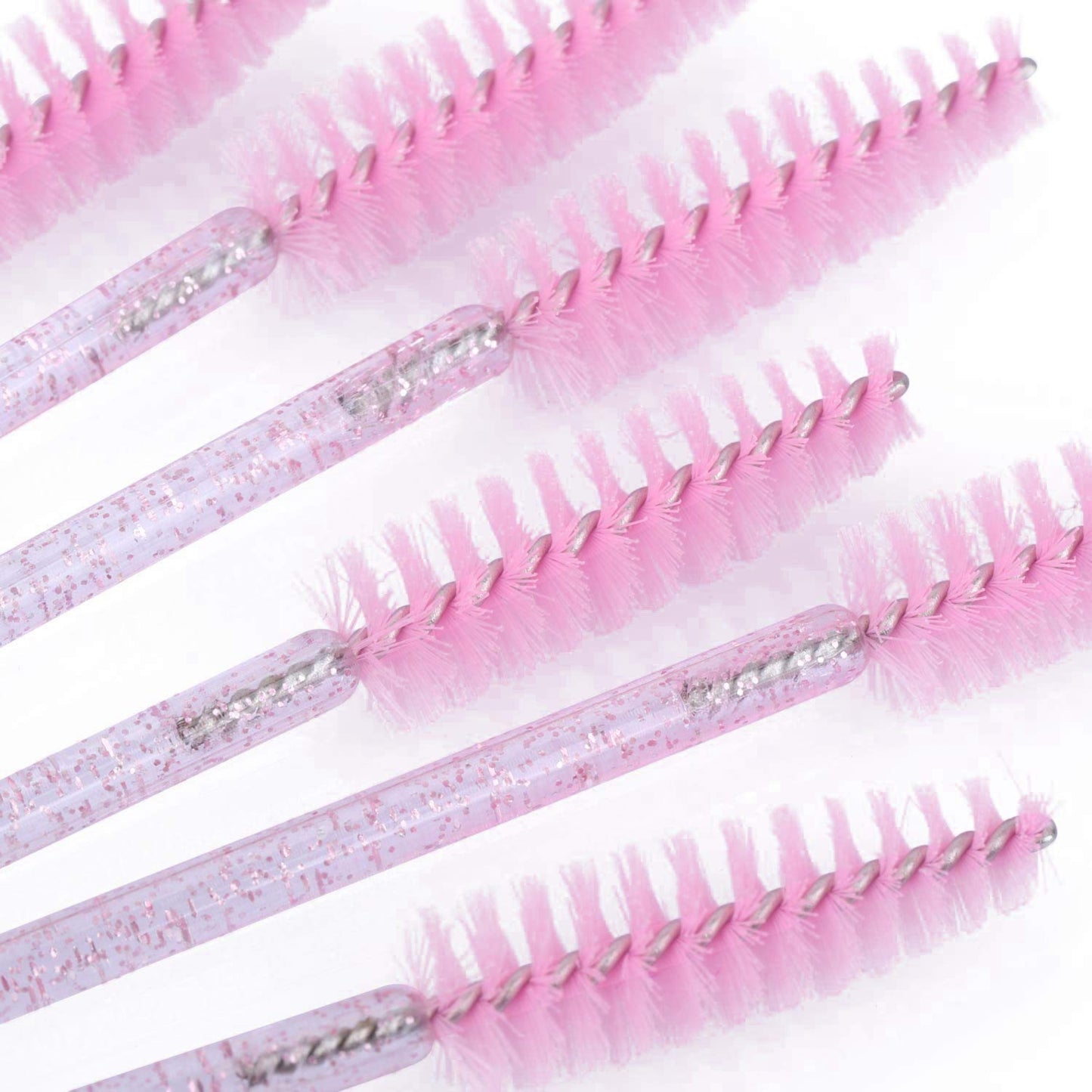 Lot de 50 Brosses à Cils et Sourcils – Goupillons Semi-Réutilisables