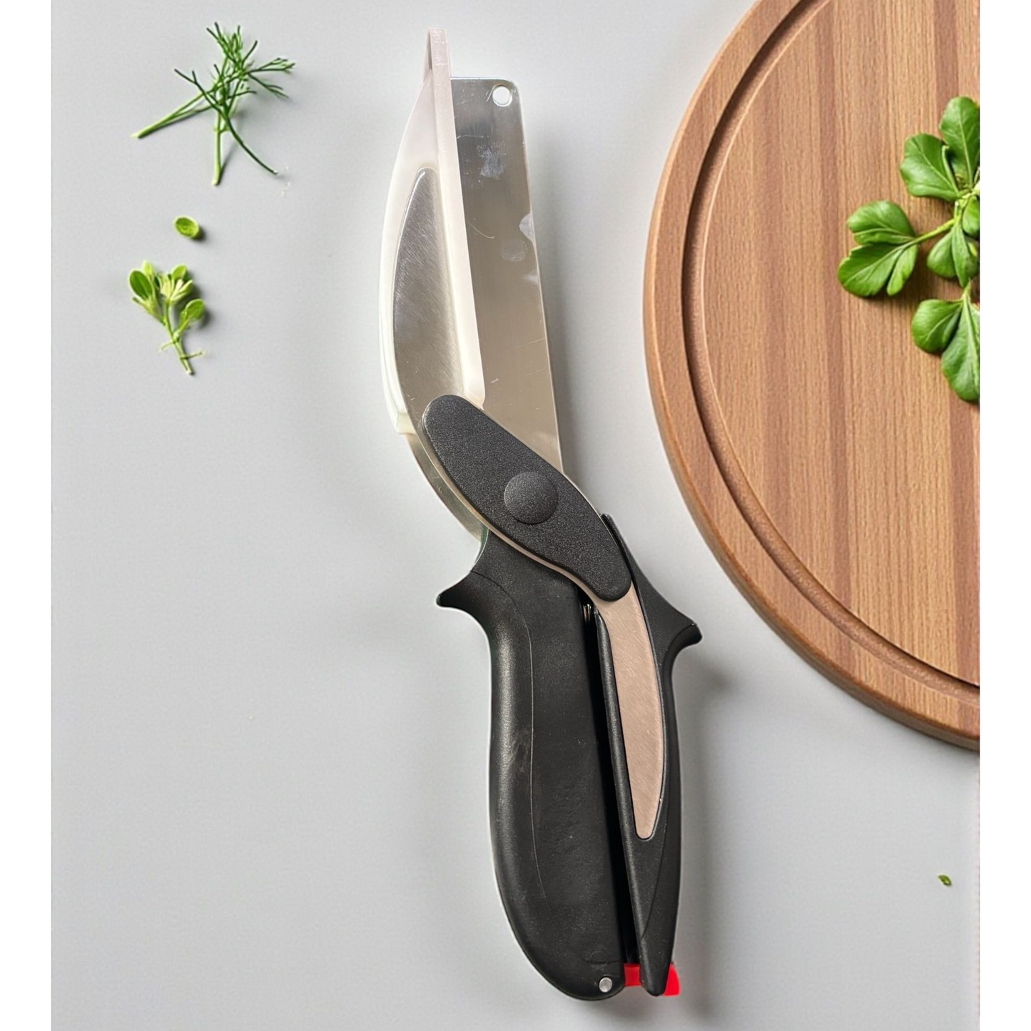 Cutter de Cuisine Multifonction avec Planche Intégrée