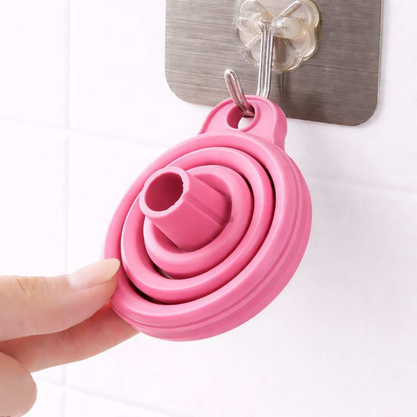 Entonnoir Pliable en Silicone – 7 x 8 cm