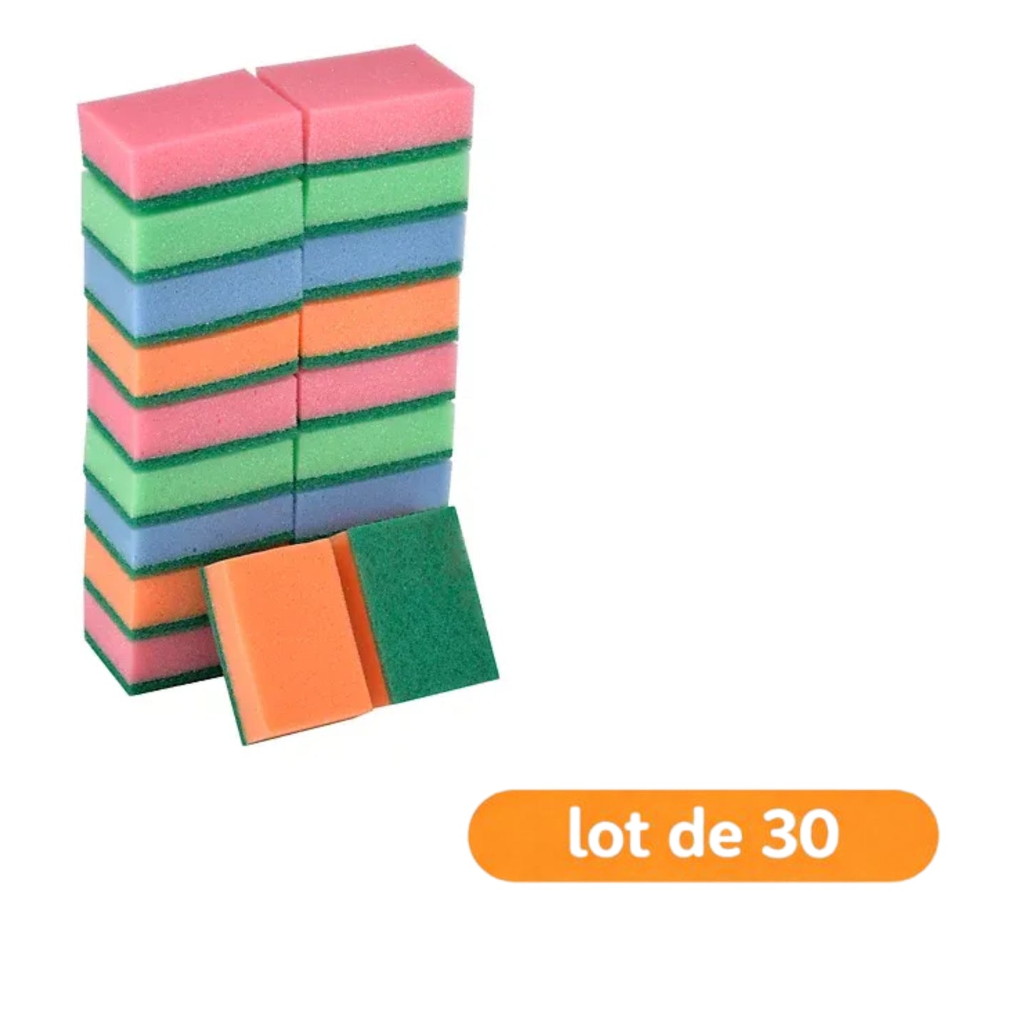Lot de 30 Éponges Multi-Usage
