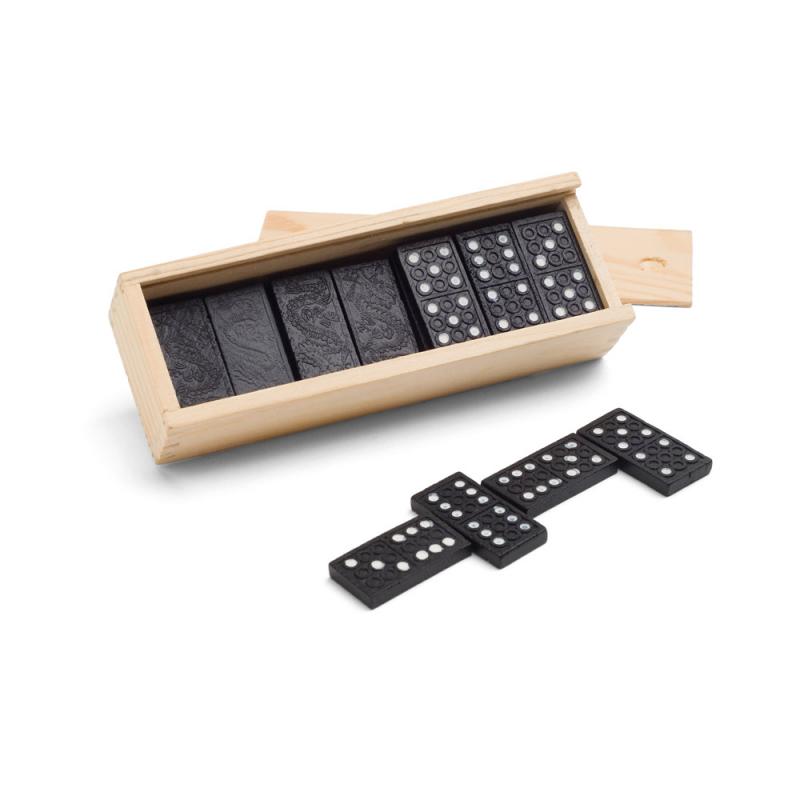 Jeu de Dominos Traditionnel – 28 Pièces avec Boîte en Bois