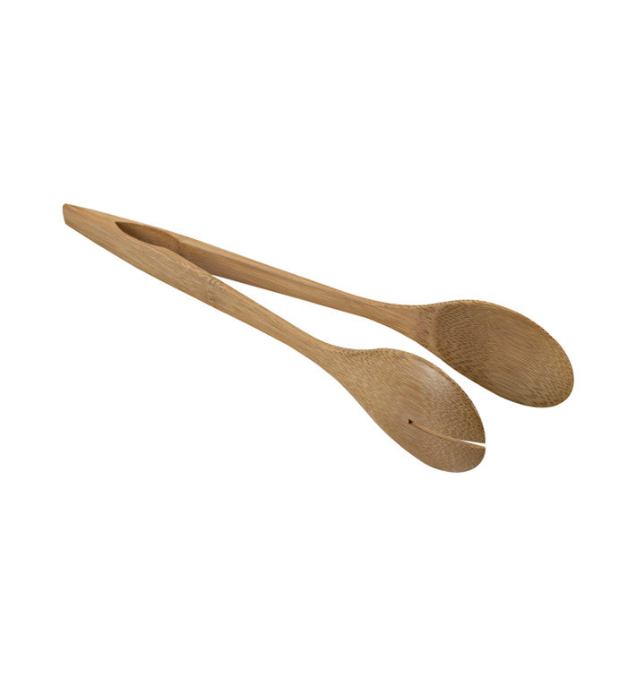 Pinze in legno naturale: utensili versatili per cucinare, servire e preparare il cibo