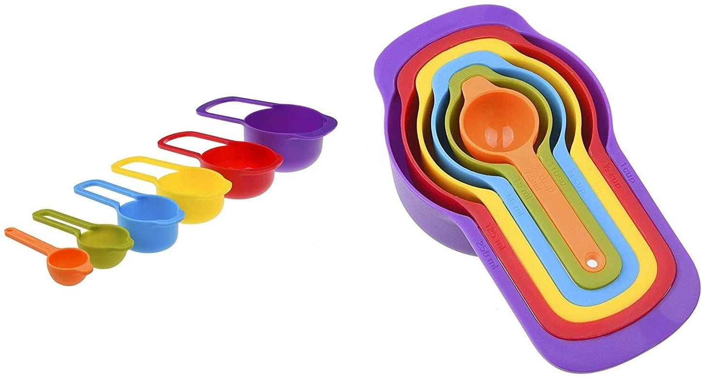 Set di 6 misurini e cucchiai: precisione, praticità e risparmio di spazio per tutte le tue ricette
