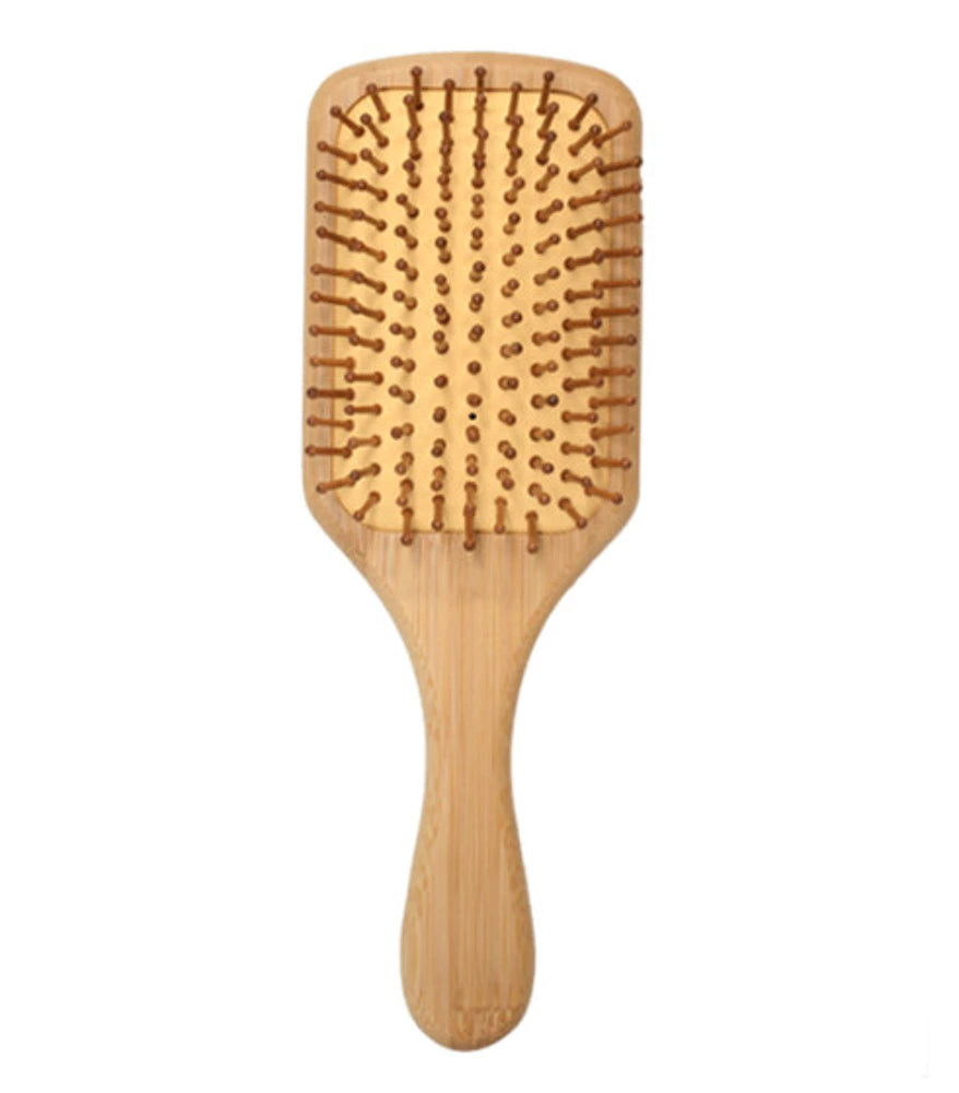 Brosse cheveux Carrée en Bois