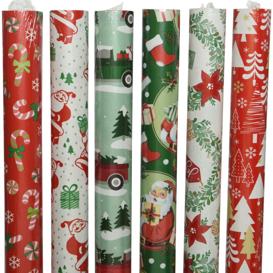 Rouleau de Papier Cadeau Noël – 2 m x 70 cm