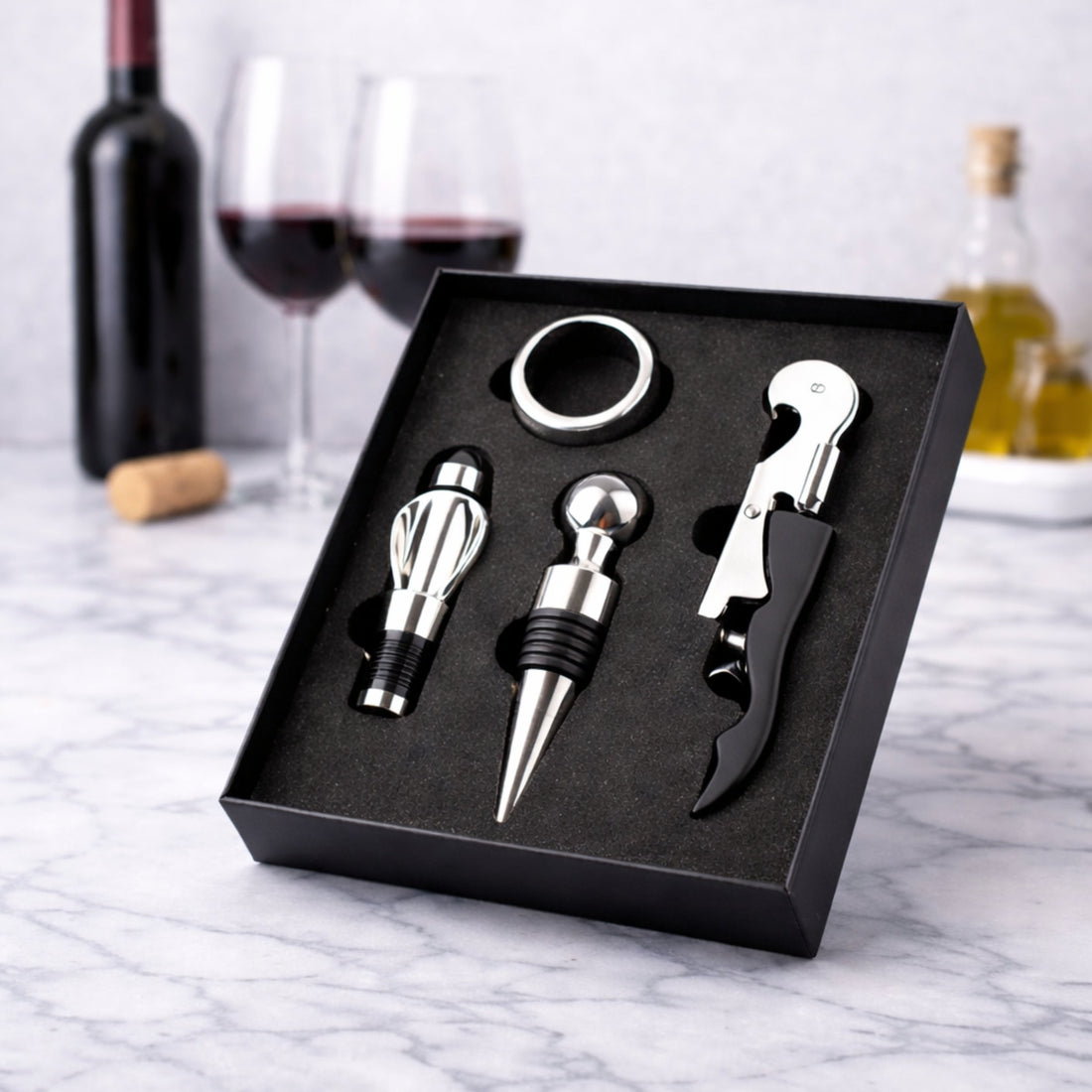Coffret accessoires vin : l’indispensable pour un service élégant et sans effort