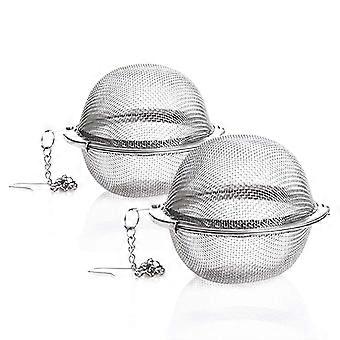 Lot de 2 Boules à Thé en Acier Inoxydable