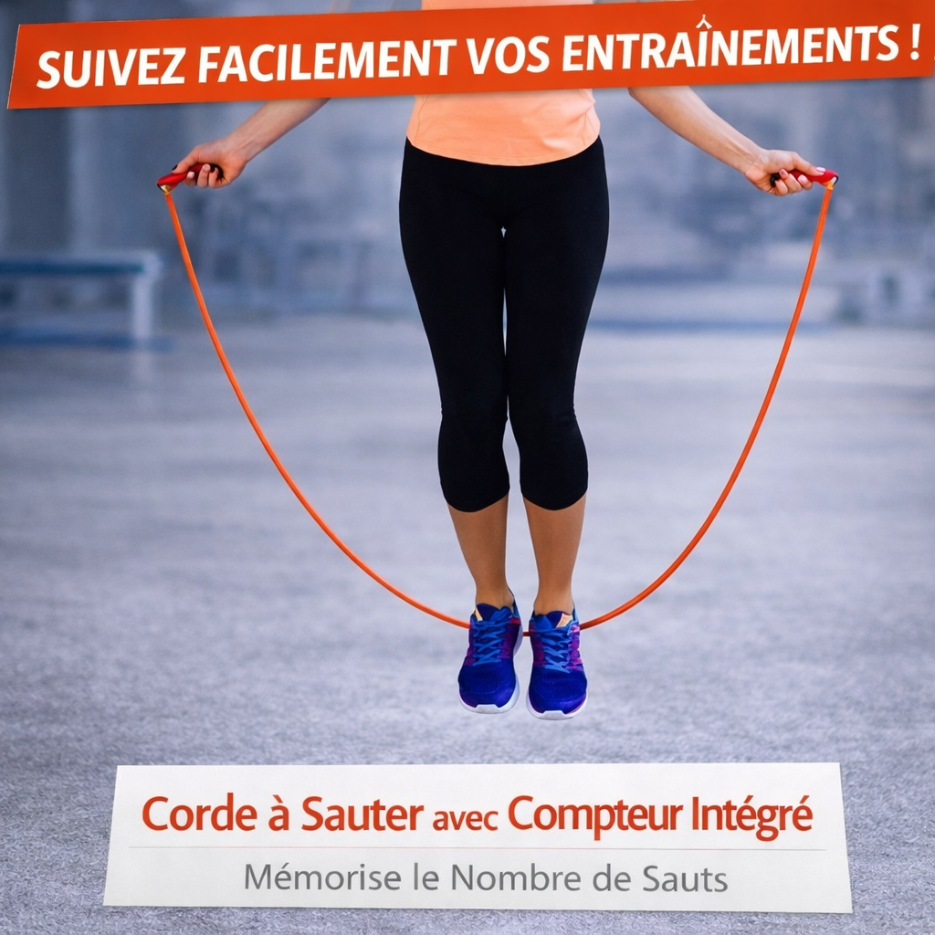 Corde à Sauter avec Compteur Intégré