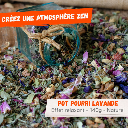 Sachet de Pot Pourri Parfum Lavande – 140 g