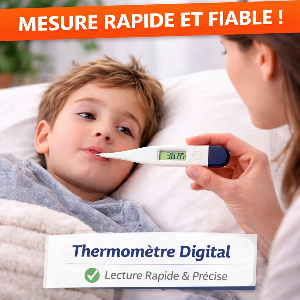 Termometro digitale – Lettura rapida e display LCD – Misurazione accurata per tutta la famiglia