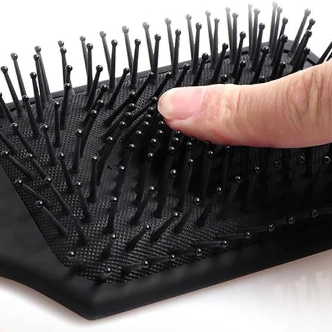 Spazzola anti-groviglio – Spazzola districante con setole flessibili per capelli bagnati e asciutti