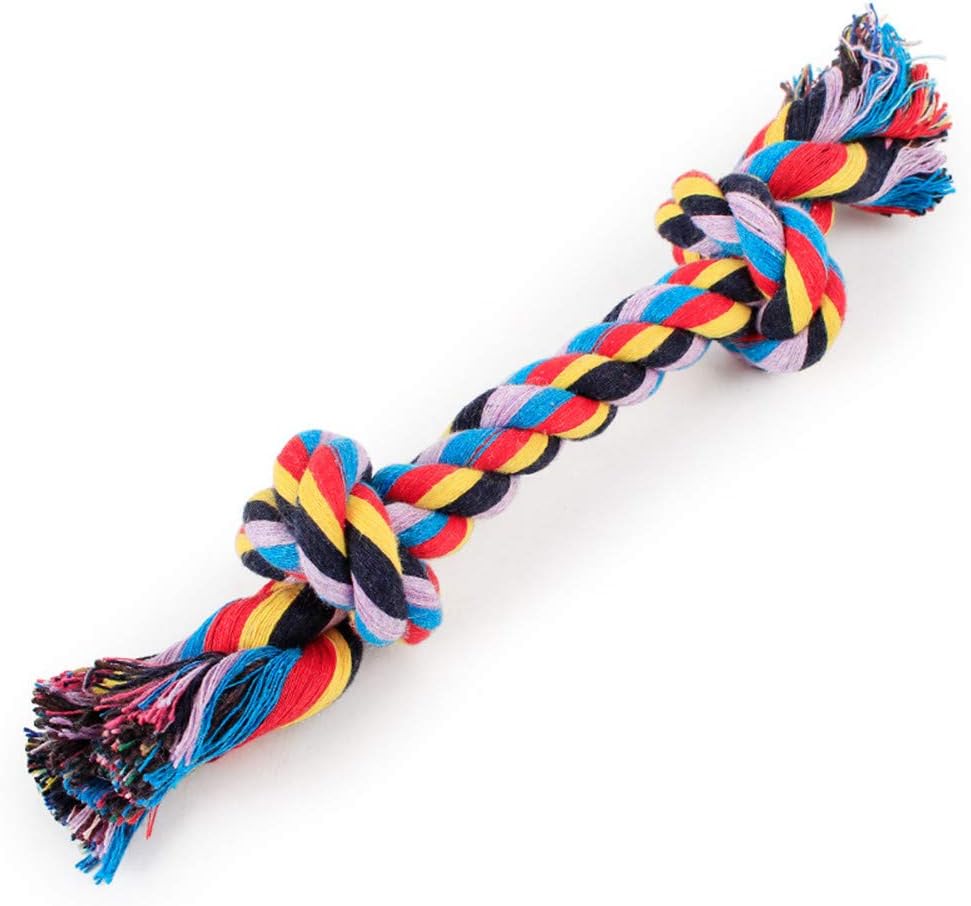 Giocattolo in corda per cani – Resistente e sicuro – Ideale per masticare e giocare – Dimensioni 26 × 2 cm