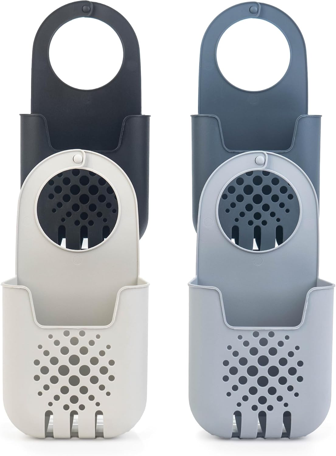 Porta spugna in silicone per lavello – Cestello scolapiatti sospeso con spugna inclusa – Pratico contenitore per la cucina