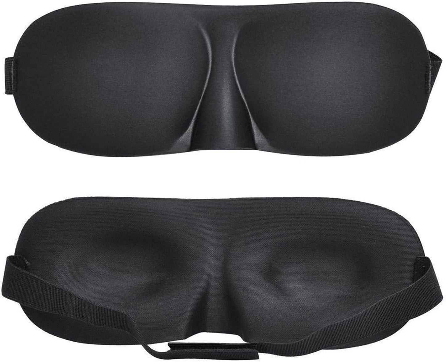 Maschera da notte Comfort Blackout – Maschera da notte in pile con incavo per il naso – Dimensioni 23 × 9 cm