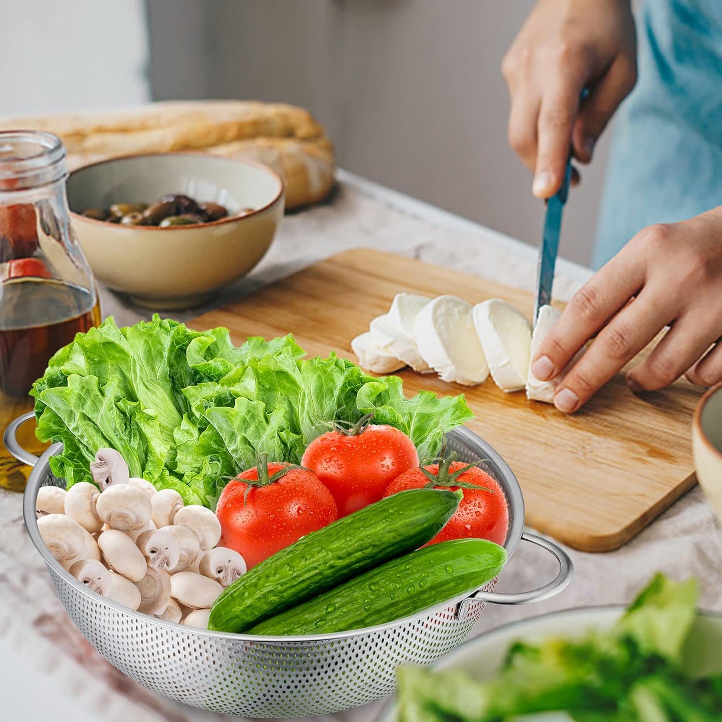 Passoire de Cuisine à Double Anse