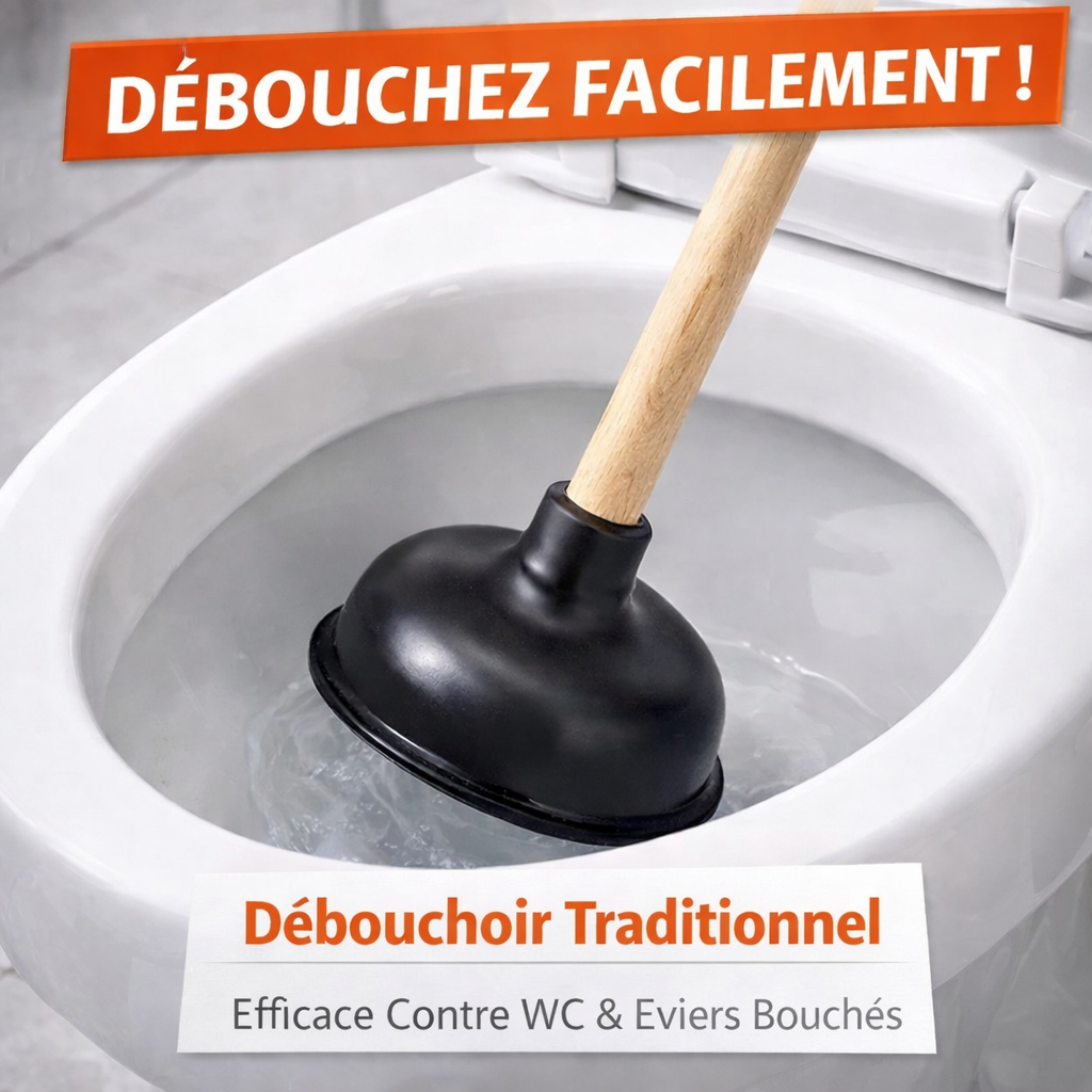 Ventouse Déboucheur WC et Canalisations
