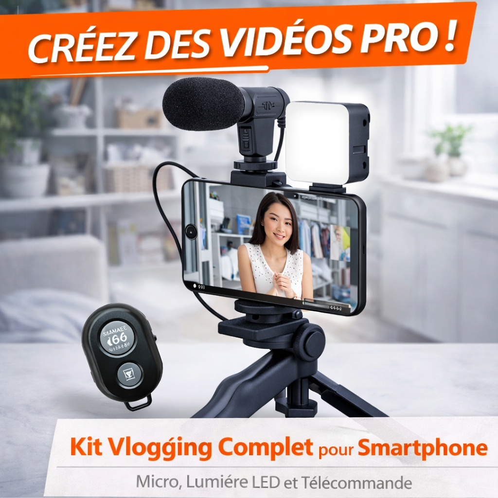 Kit Vlogging Complet pour Smartphone