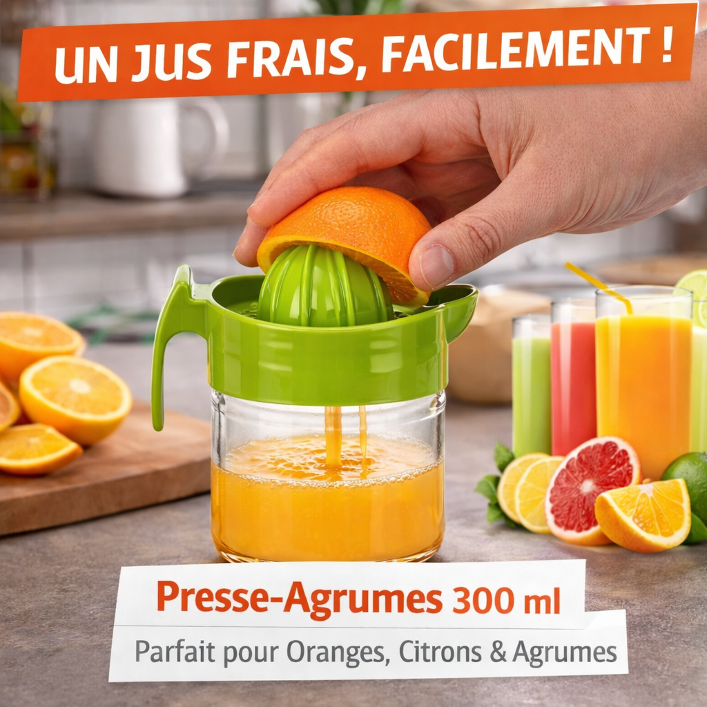 Presse-Agrumes en Verre Manuel 300 ml