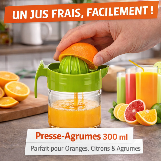 Presse-Agrumes en Verre Manuel 300 ml