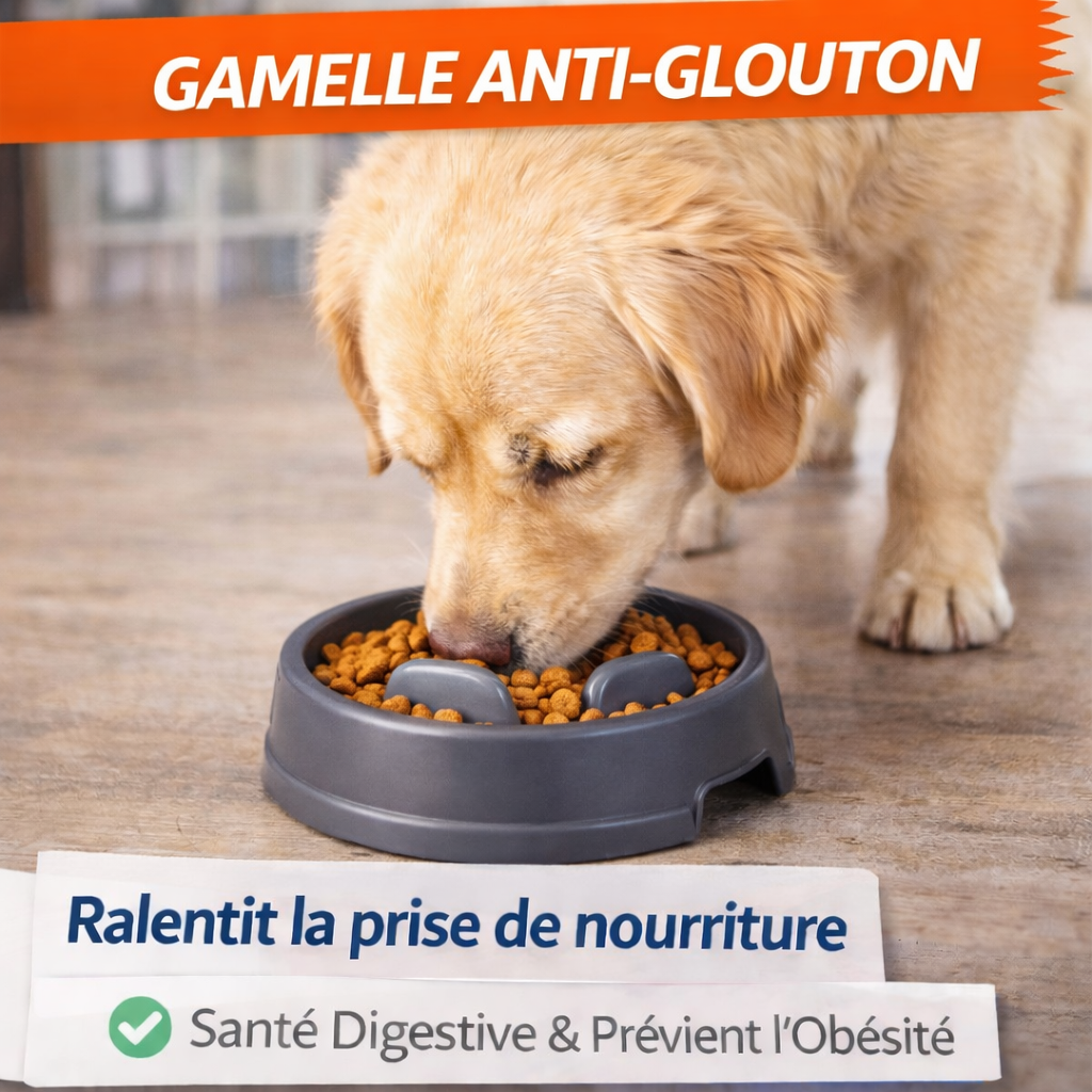 Bol d’Alimentation Anti-Glouton 1 L