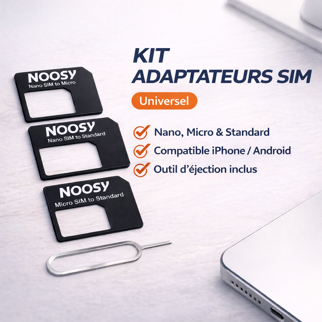 Ensemble d’Adaptateurs Carte SIM 4 Pièces