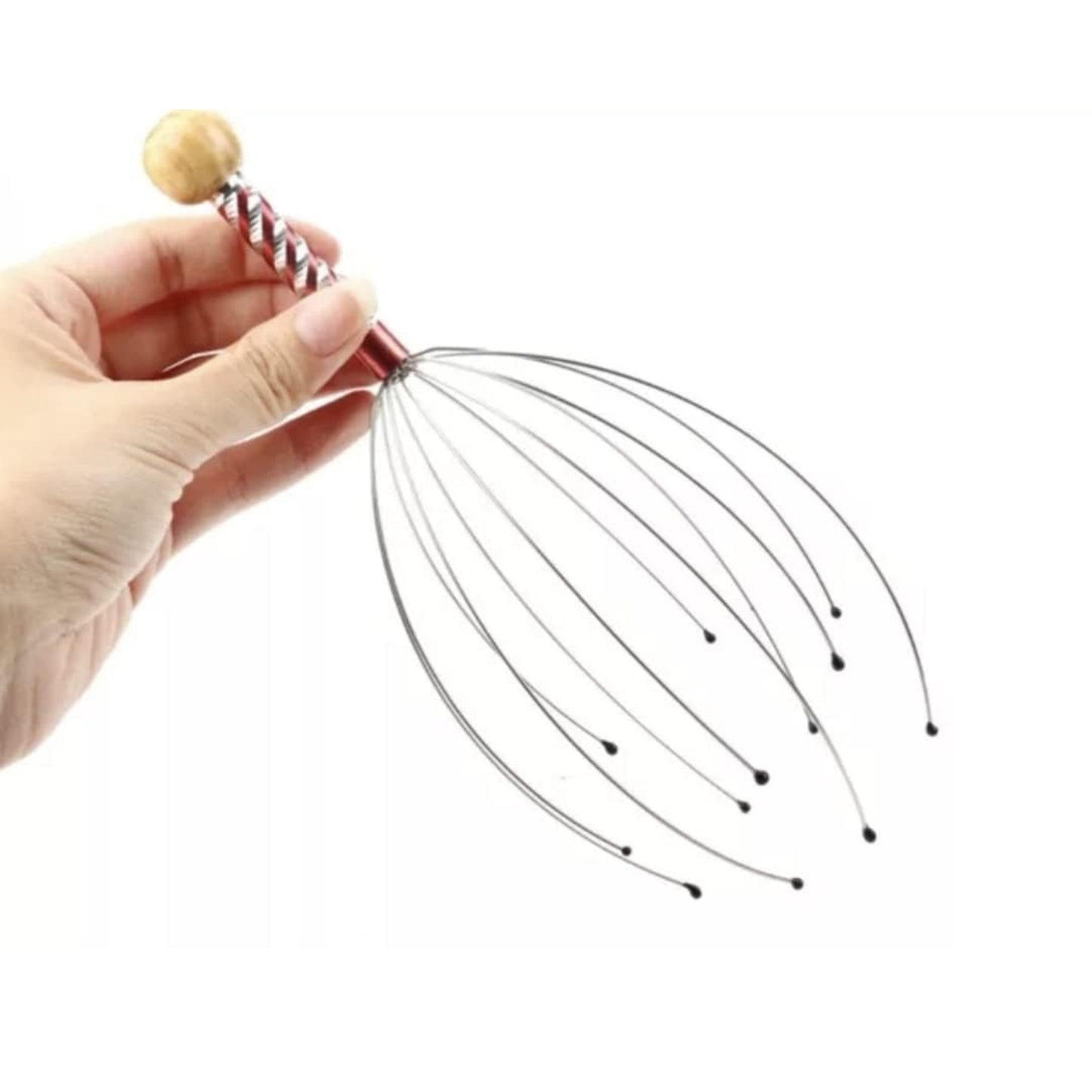 Massaggiatore rilassante per la testa – Stimolatore antistress per il cuoio capelluto con ugelli morbidi