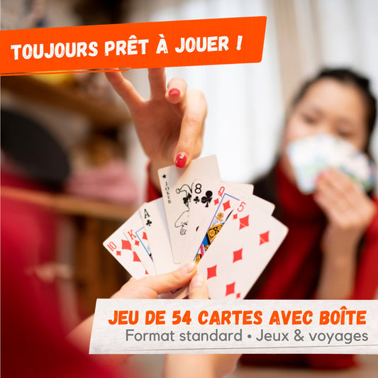 Jeu de 54 Cartes avec Boîte