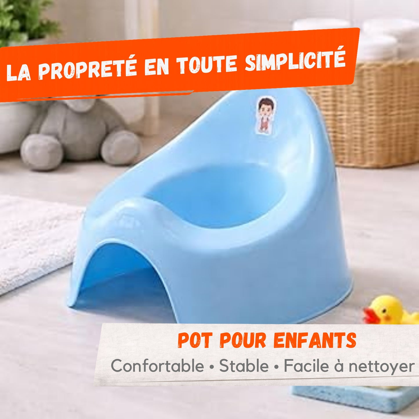 Pot pour Enfants en Plastique