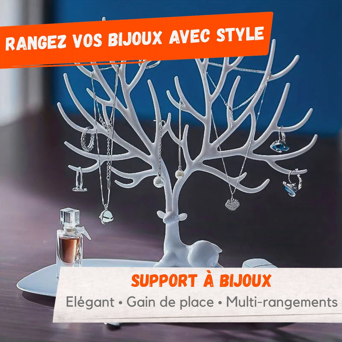 Support à Bijoux Arbre de Cerf