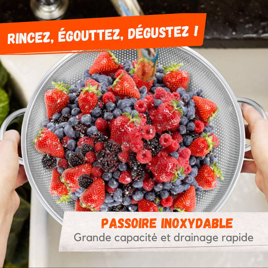 Passoire de Cuisine à Double Anse