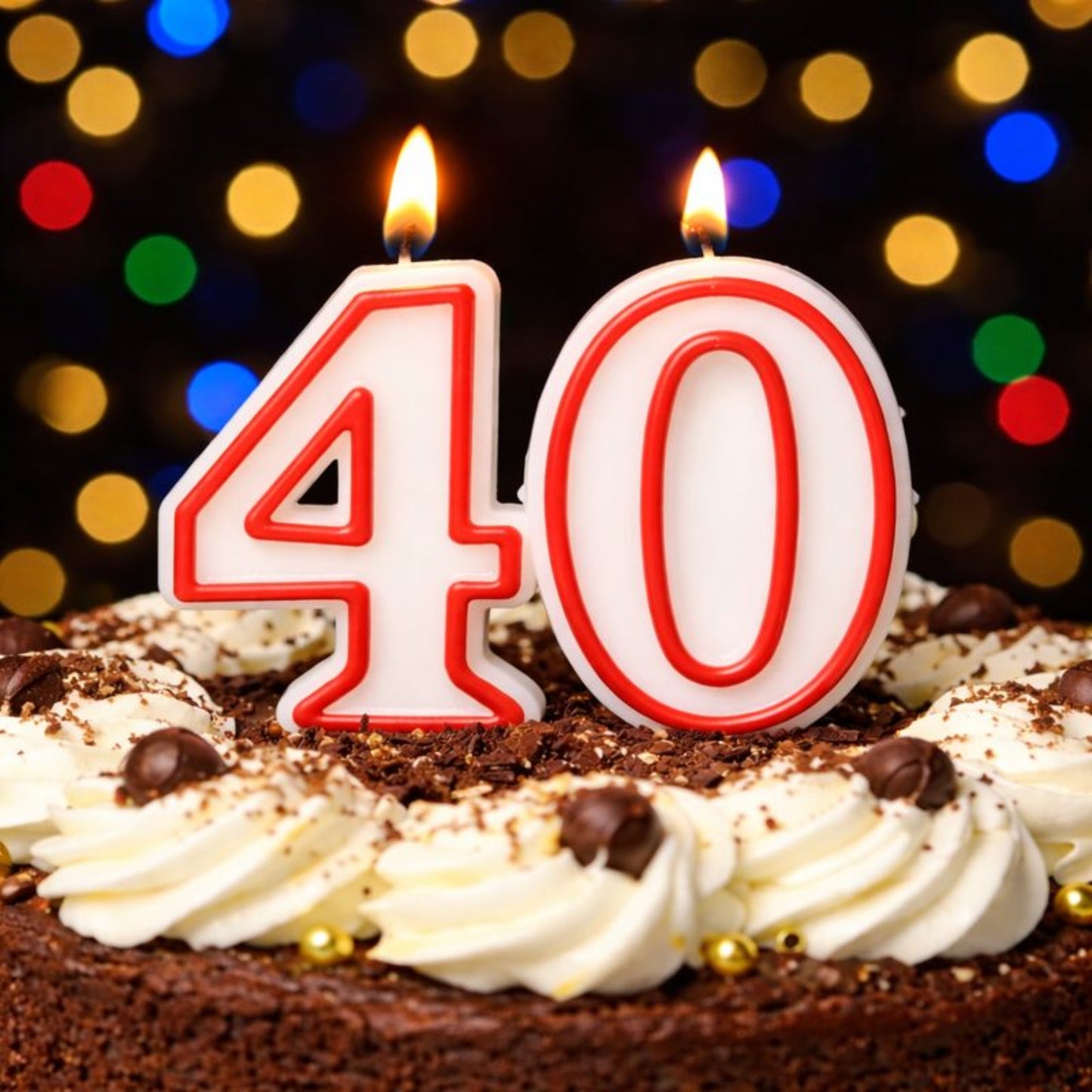 Bougie Chiffre 0 Anniversaire 7 cm