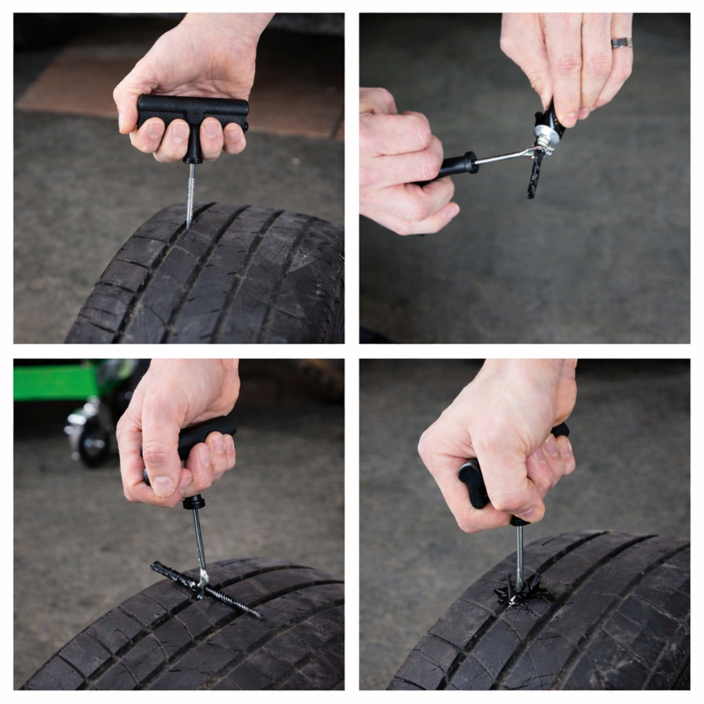 Kit Réparation Pneu Tubeless – 5 Mèches 100 mm + Colle 10 ml