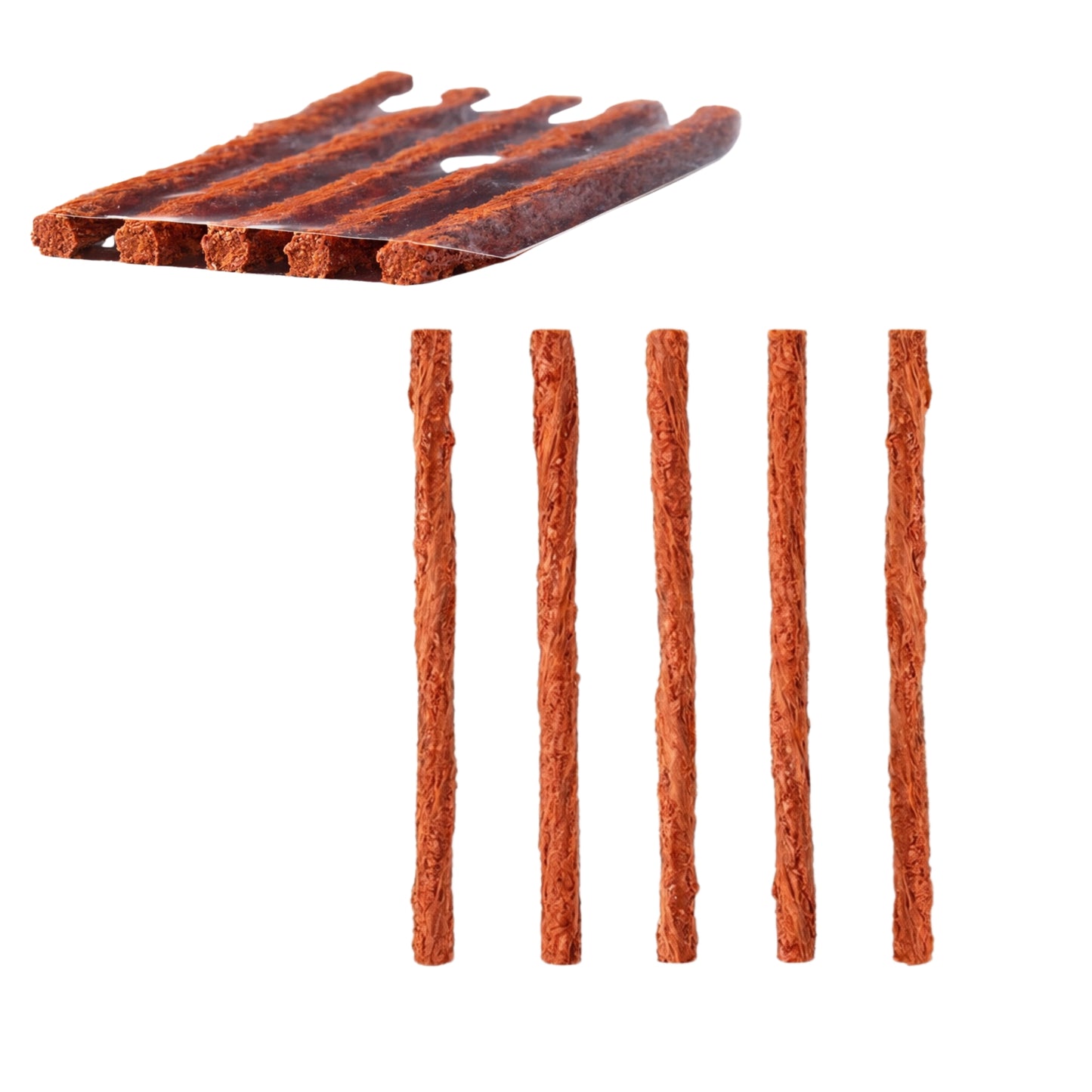 Kit Réparation Pneu Tubeless – 5 Mèches 100 mm + Colle 10 ml