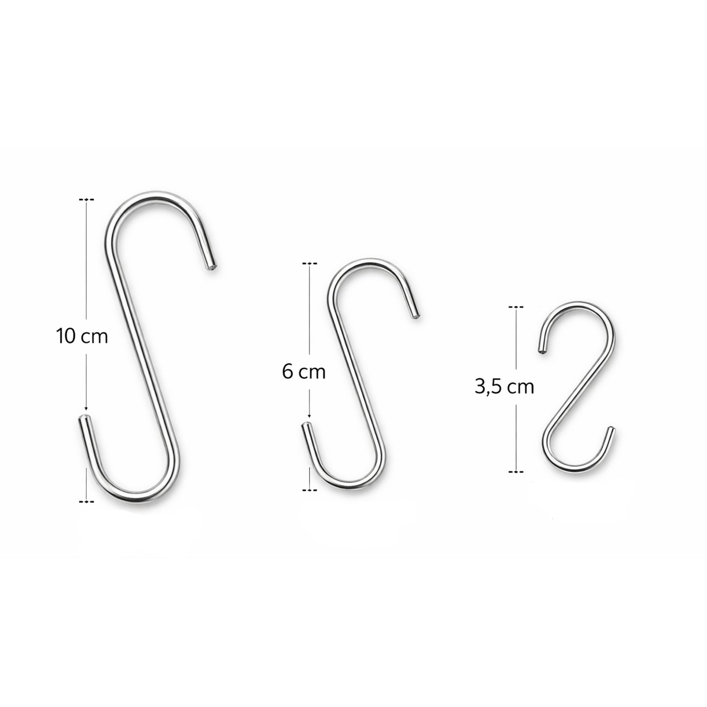 Crochets en S Métal – Lot de 13