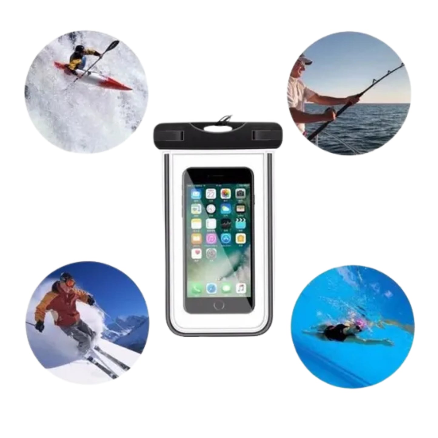 Étui Étanche pour Téléphone 10,5 × 20 cm