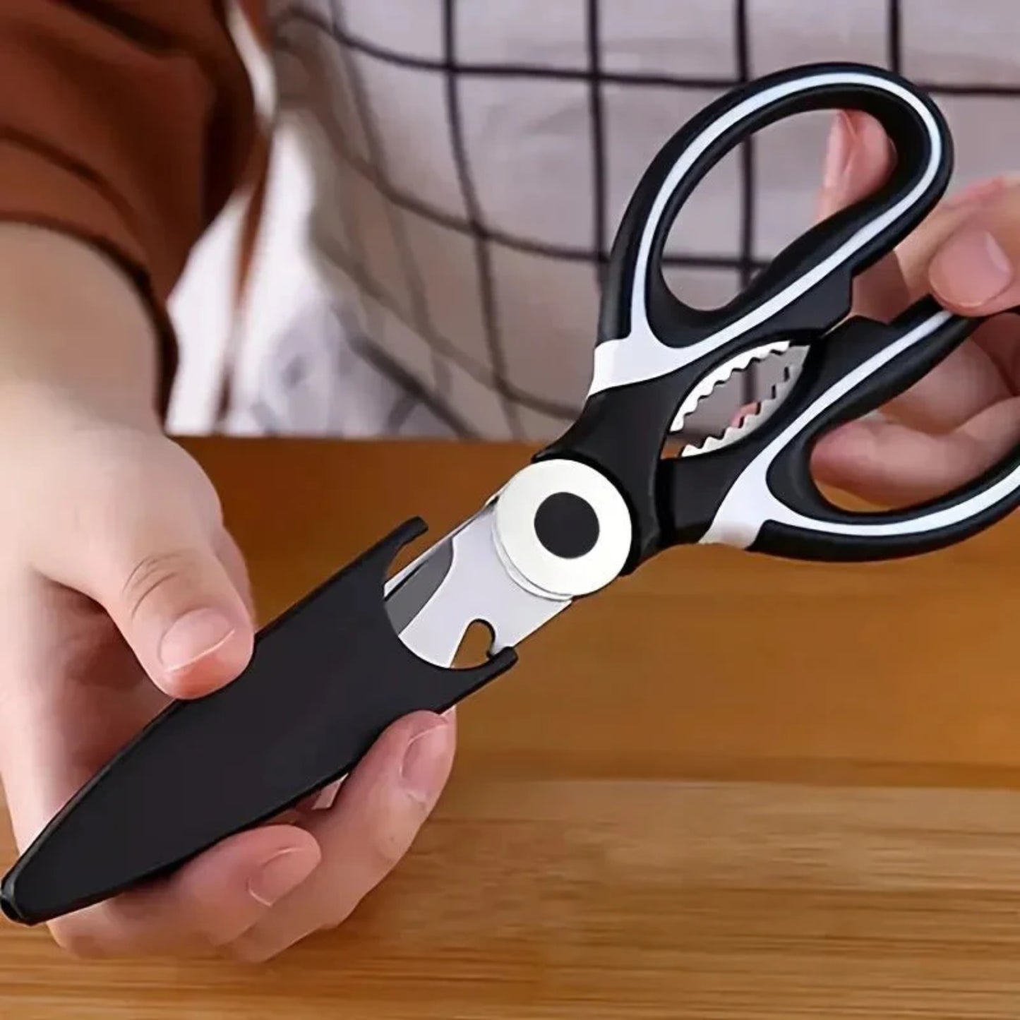 Ciseaux de Cuisine Multifonctions 19 cm avec Étui