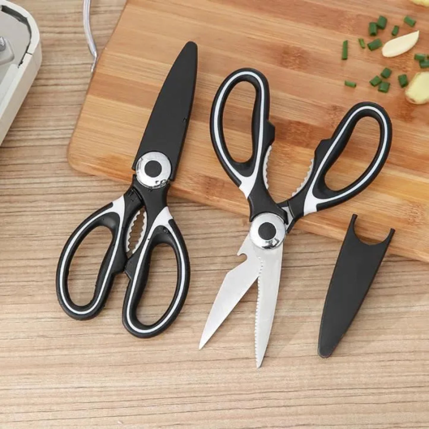Ciseaux de Cuisine Multifonctions 19 cm avec Étui