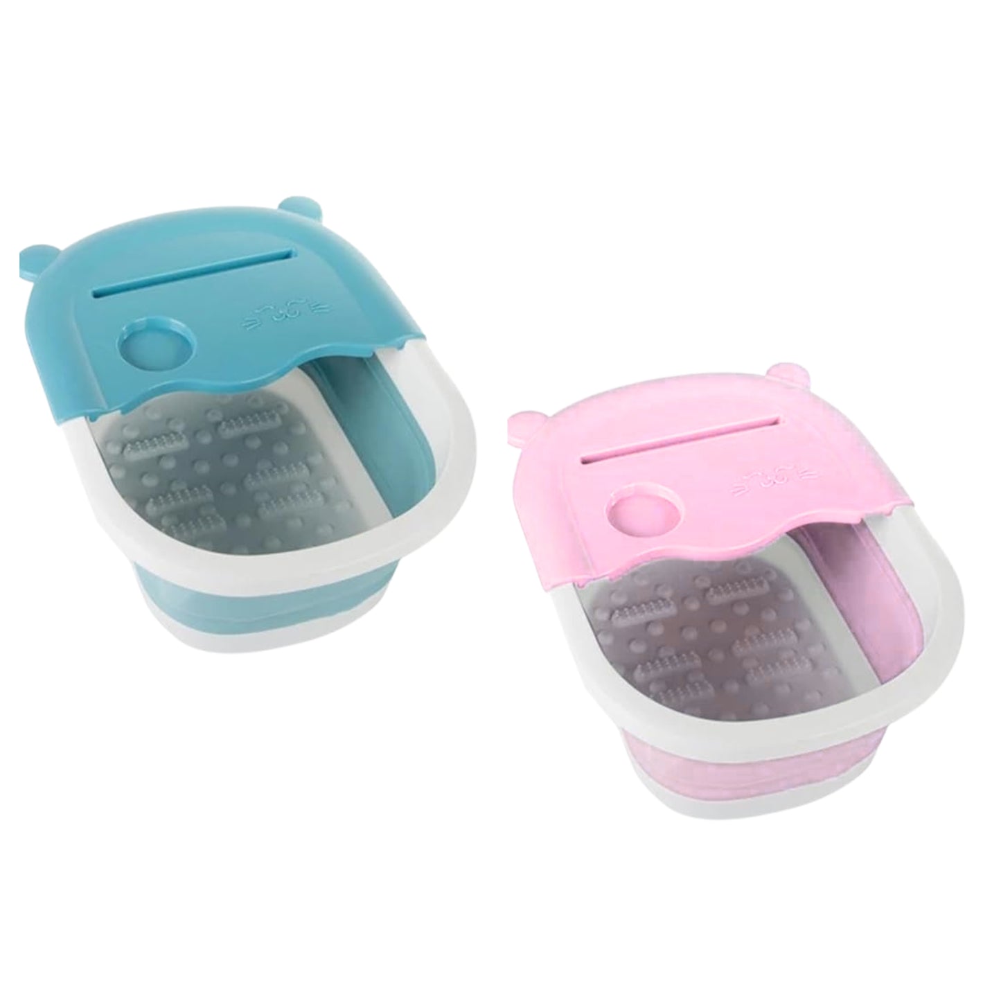 Bac de Massage des Pieds Pliable – Picots Relaxants