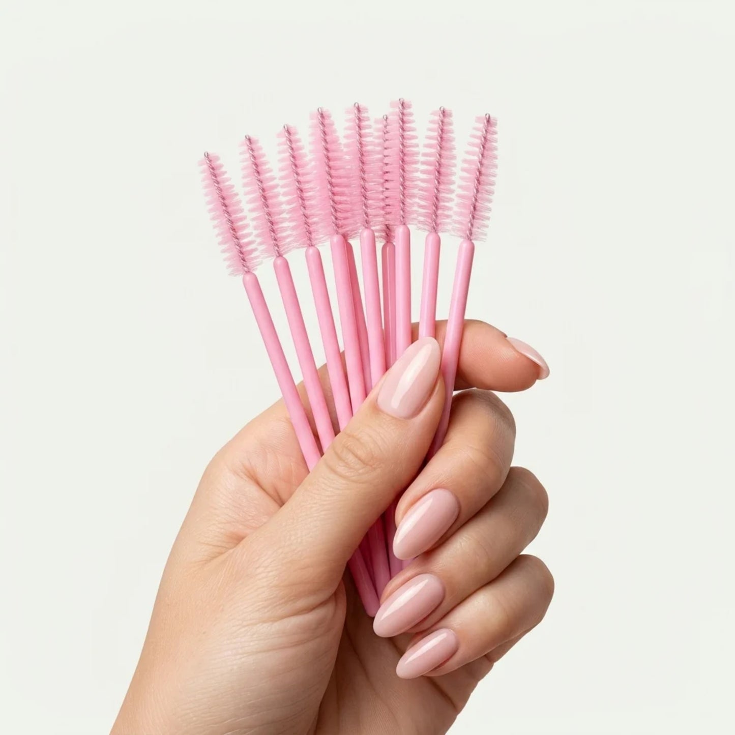 Lot de 50 Brosses à Cils et Sourcils – Goupillons Semi-Réutilisables