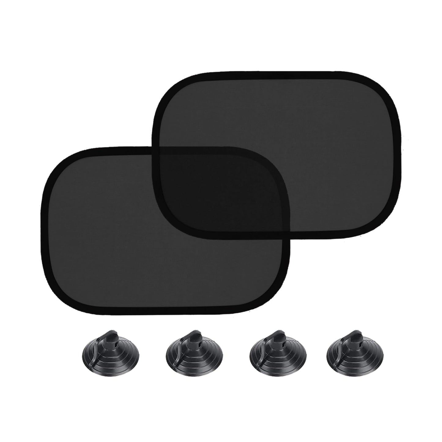 Lot de 2 Pare-Soleil de Voiture – Ventouses Incluses – 44 x 36 cm