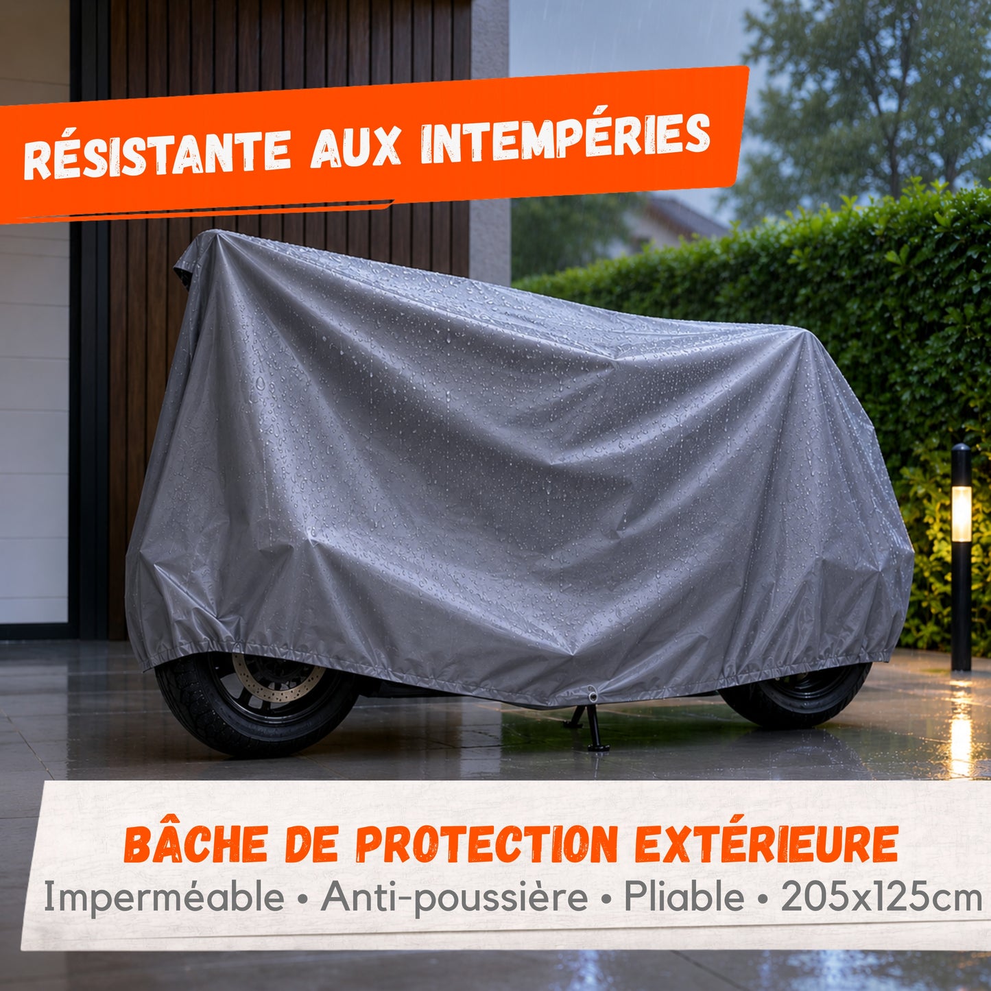 Bâche de Protection Extérieure – 205 x 125 cm