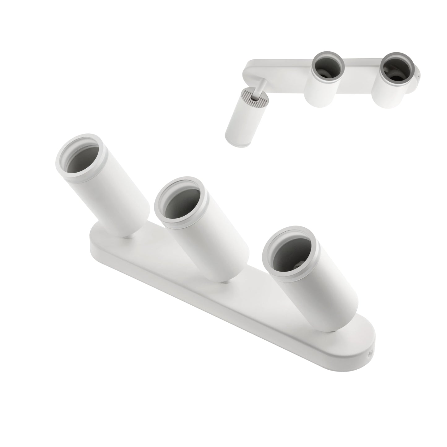 Spot LED 3 Têtes Orientables – Aluminium