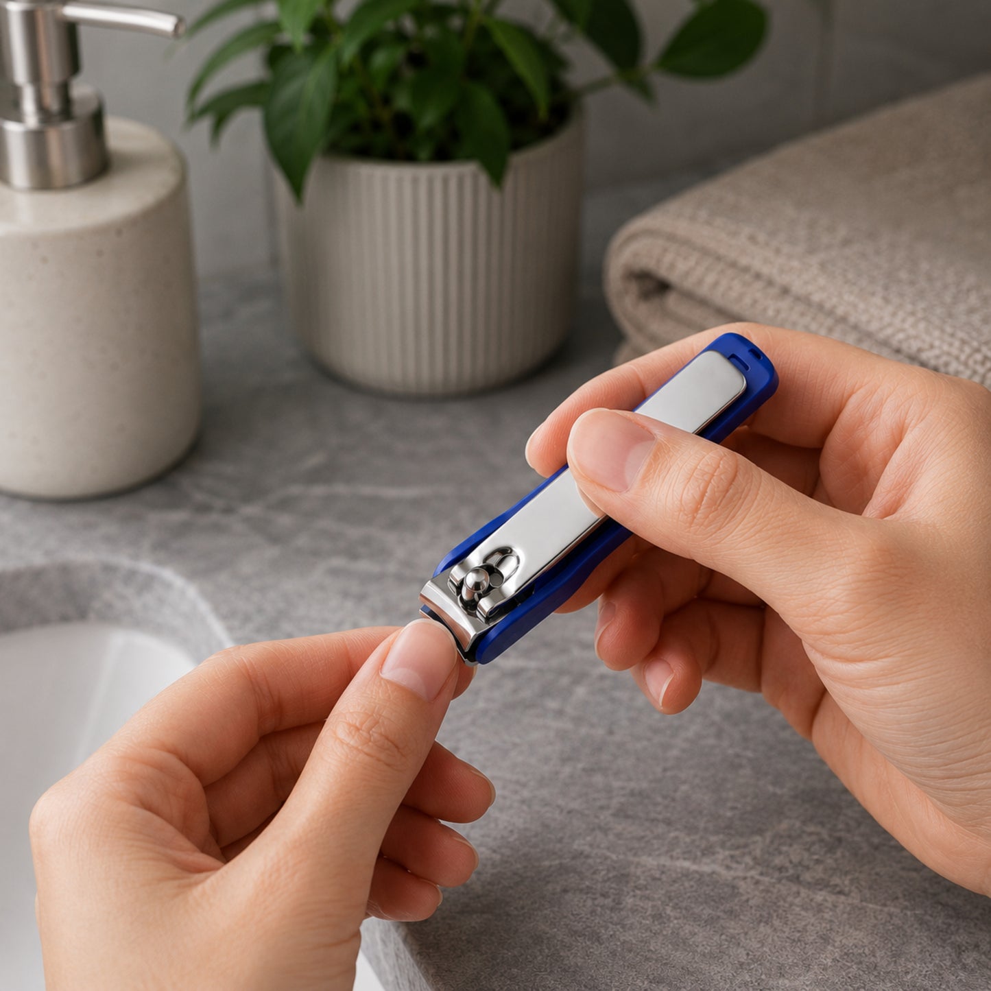 Coupe-Ongles avec Récupérateur – Acier Inoxydable