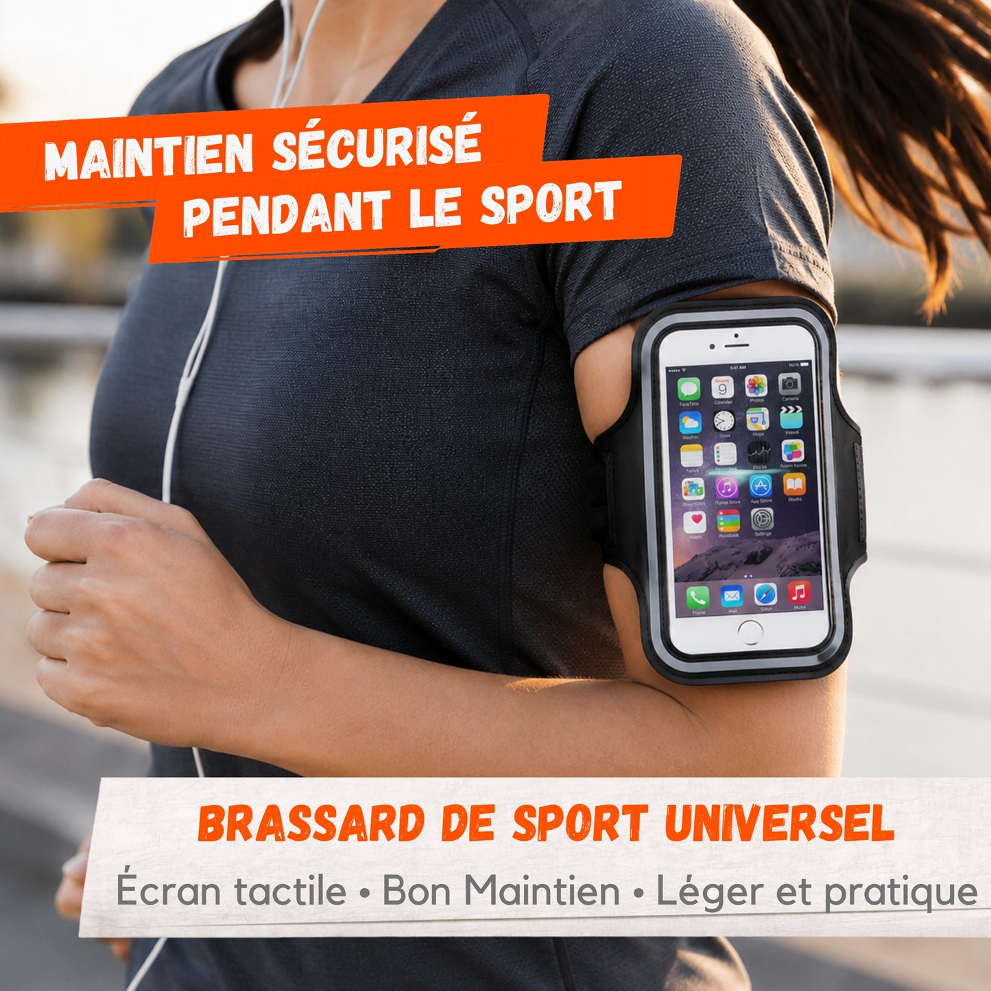 Brassard de Sport pour Smartphone – Universel – Écran Tactile