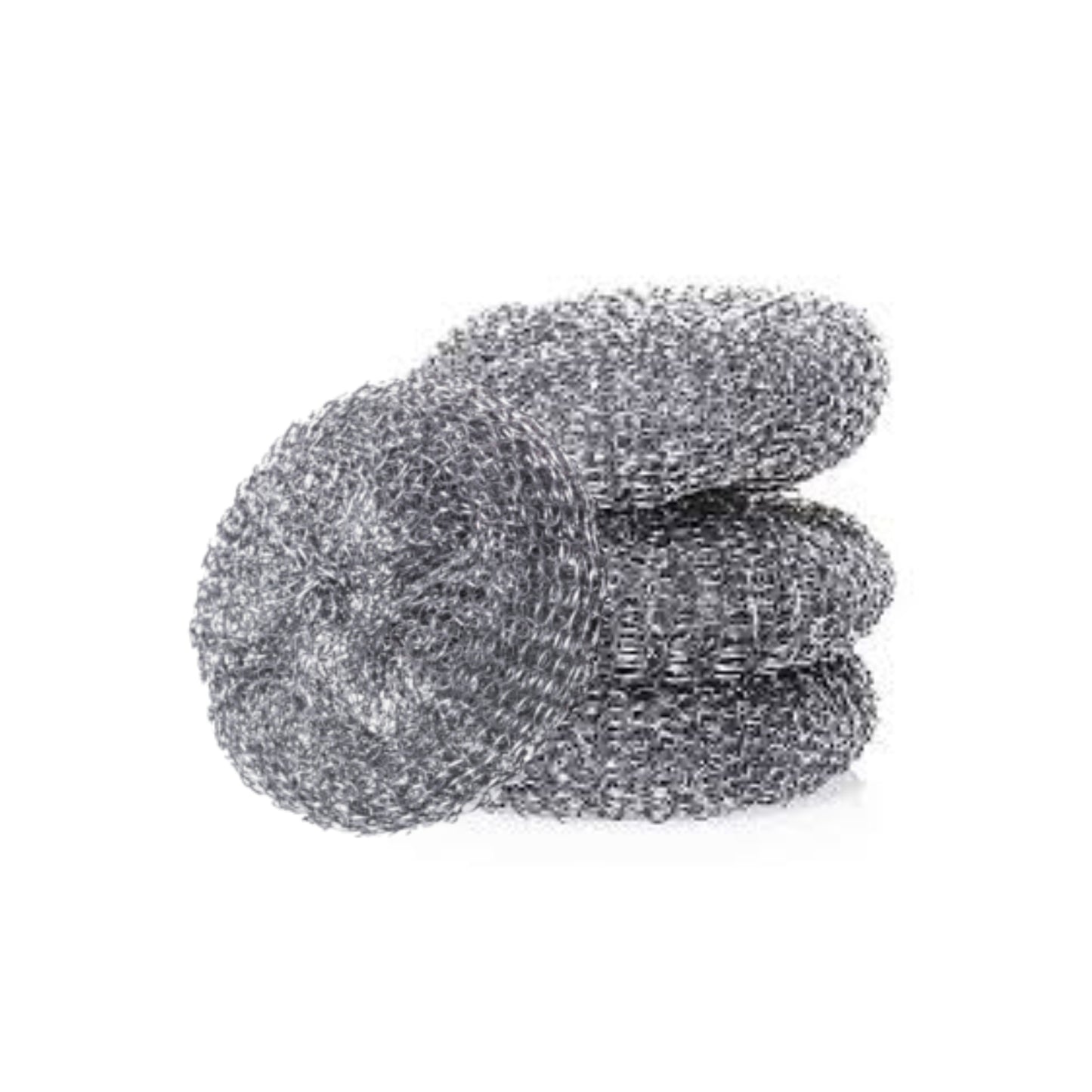 Lot de 4 Éponges Métalliques – 10 cm – Nettoyage Intensif