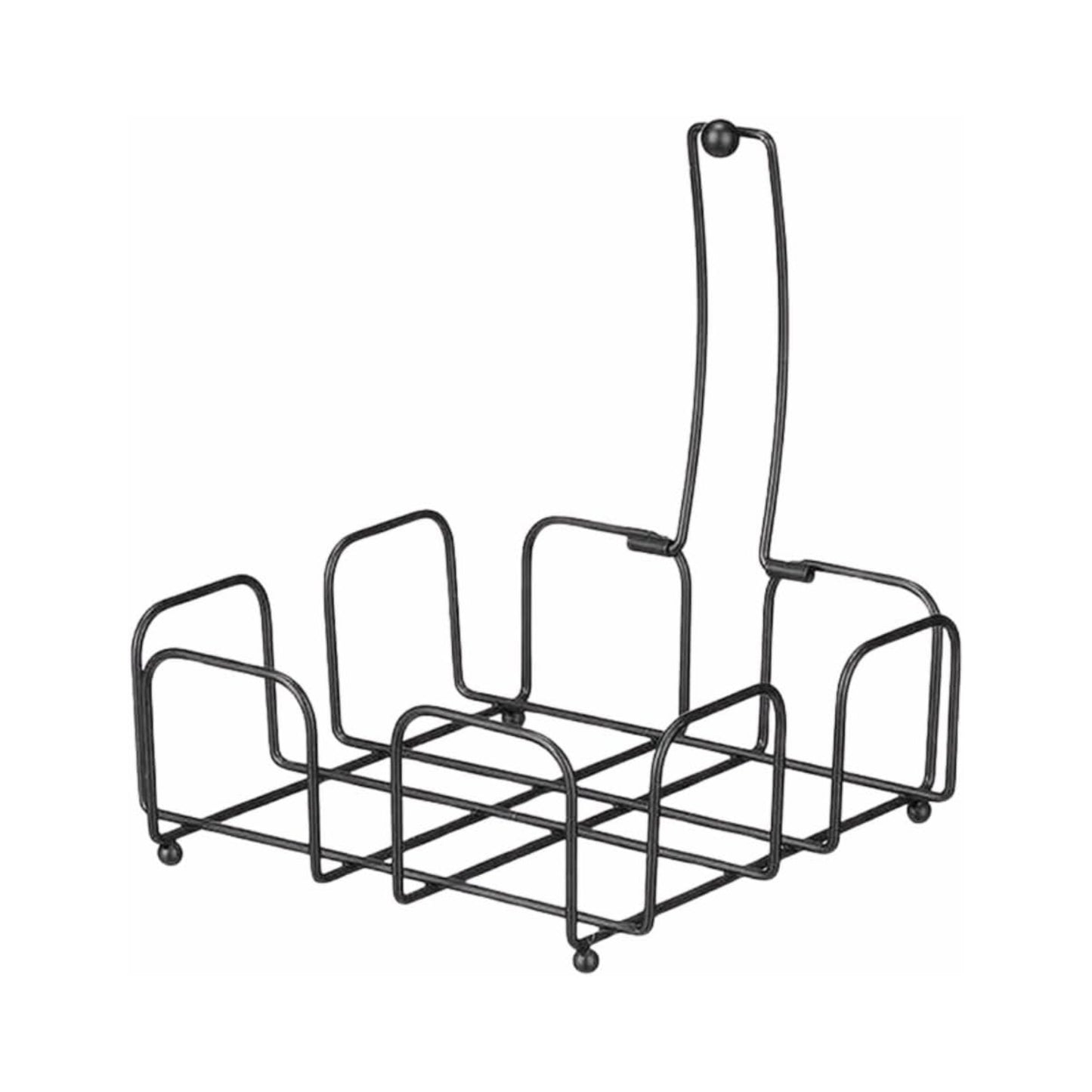 Porte-Serviettes de Table Métal Noir – 19 x 19 cm