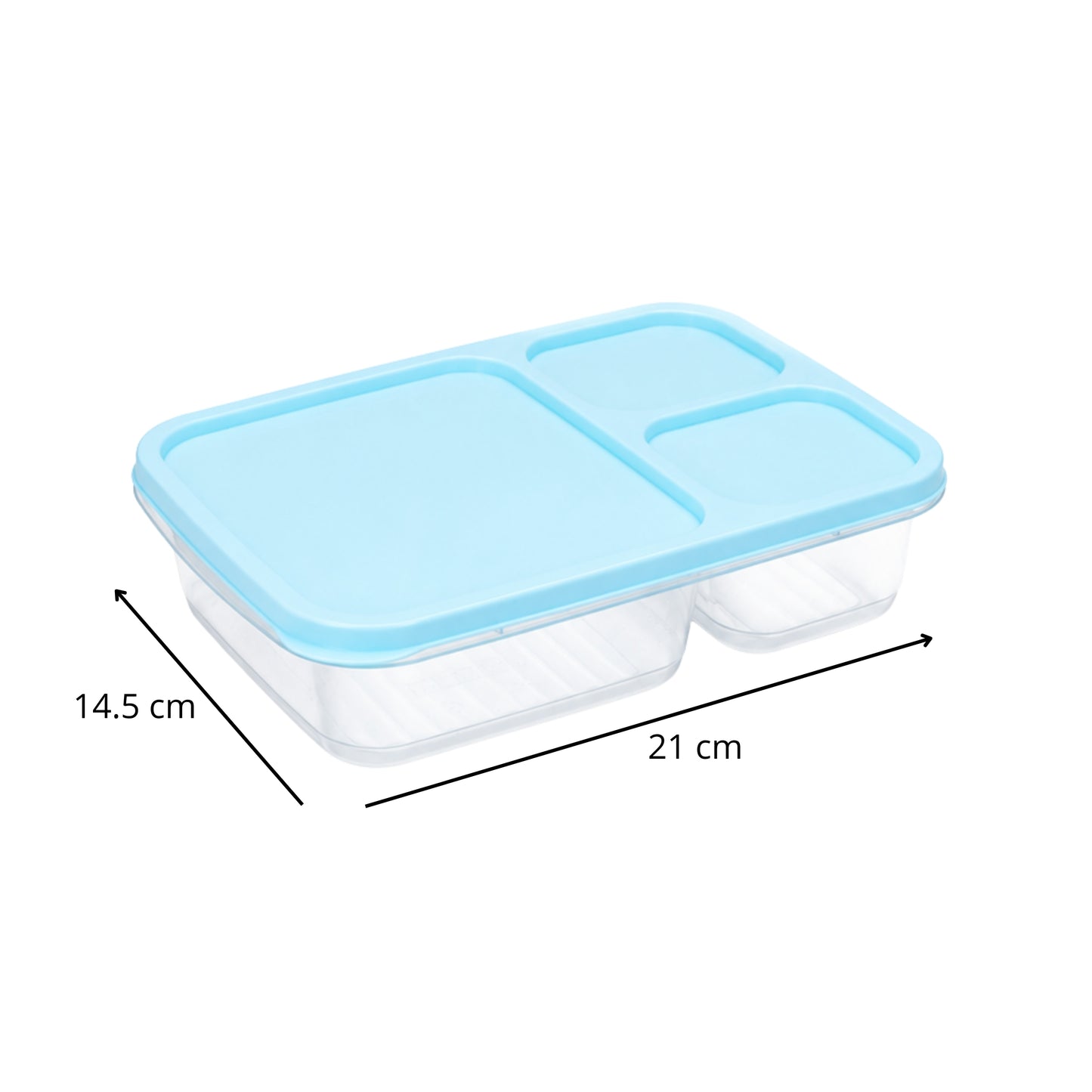 Lunch Box 3 Compartiments 1,2 L – Couleur Aléatoire